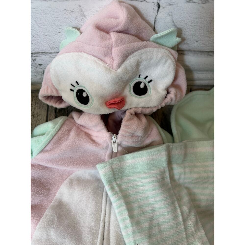 Carter's Pink and Mint Owl Costume - Picture 4 of 8